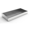 Bac &agrave; glace pil&eacute;e inclin&eacute; 4/1 gn aisi 304 vidange c&ocirc;t&eacute; fonctionnement - Combisteel - 7013.2795