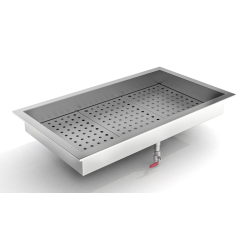 Bac &agrave; glace pil&eacute;e int&eacute;gr&eacute; 3/1gn - Combisteel - 7013.2730