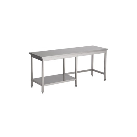 800 plan de travail &frac12; &eacute;tag&egrave;re 2600 - Combisteel - 7812.0382
