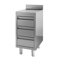 700 table de travail avec tiroirs dosseret 600 - Combisteel - 7452.0515