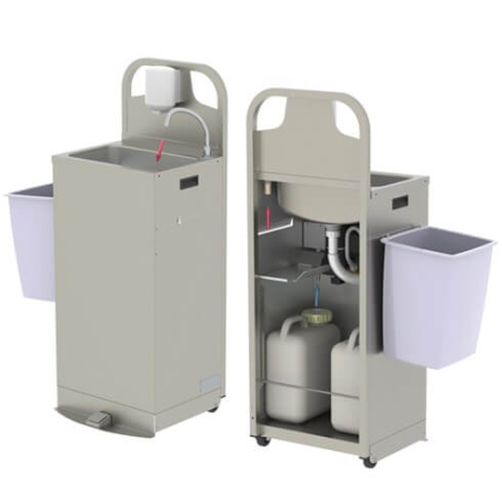 Stand-alone verwarmde wastafel SOFINOR