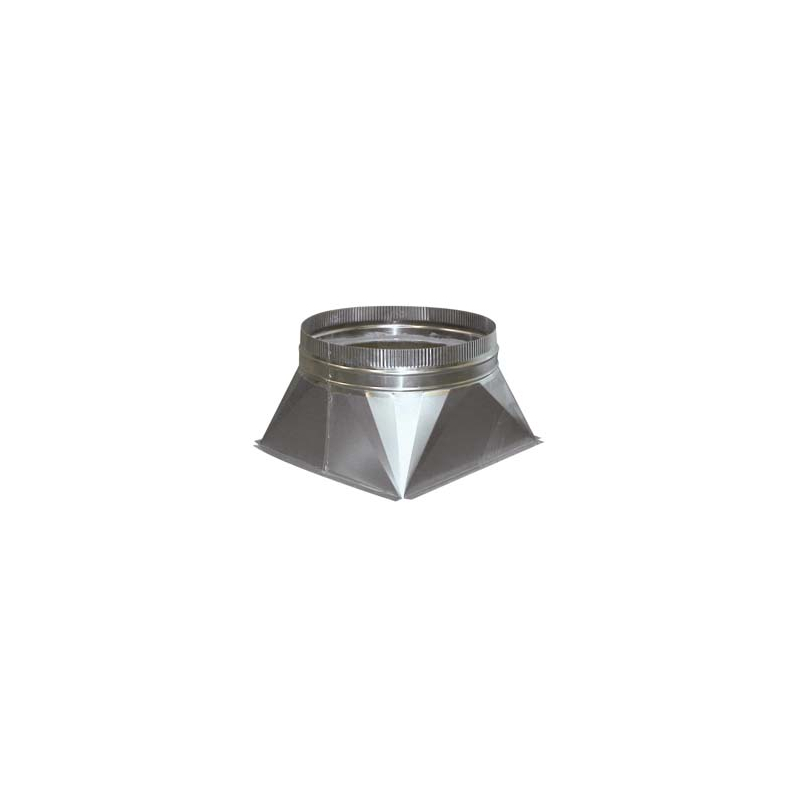 Adapteur carr&eacute; en rond &oslash; 200 - Combisteel - 7222.0520