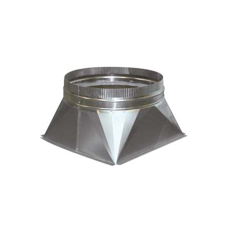Adapteur carr&eacute; en rond &oslash; 200 - Combisteel - 7222.0520