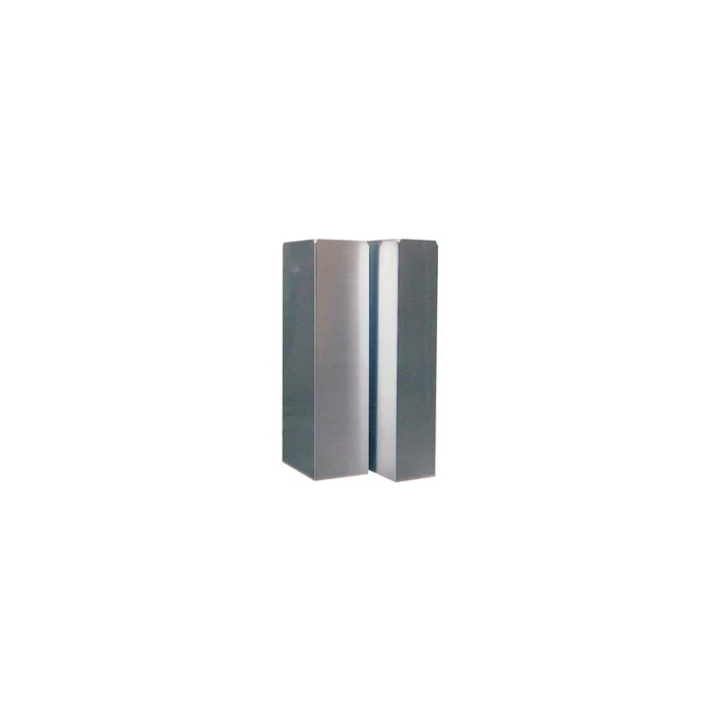Tuyau d&rsquo;&eacute;vacuation carr&eacute; 400 - Combisteel - 7216.0975