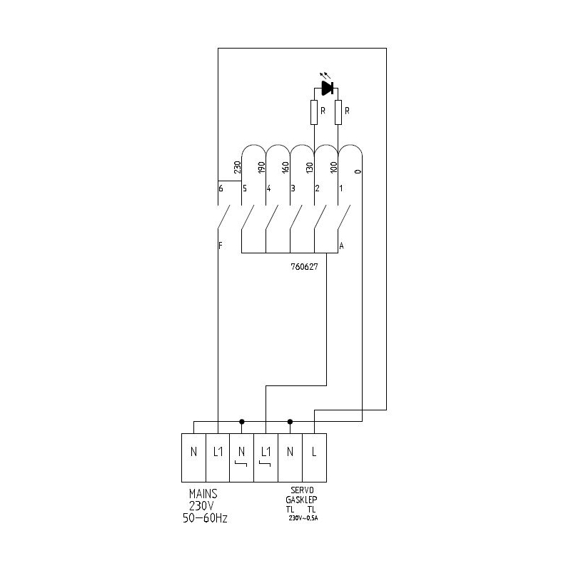Regulateur de vitesse 1 phase 7 amp - Combisteel - 7223.0060
