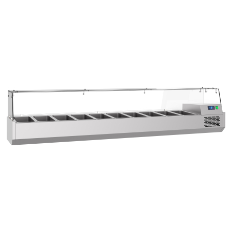 Puits r&eacute;frig&eacute;rat&eacute;e 10x 1/3 gn - Combisteel - 7489.5245