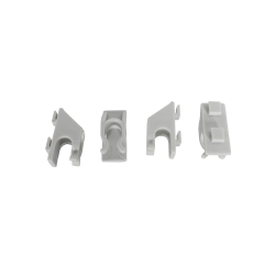 Set 4 witte clips voor 7487.0165 oude serie - Combisteel -&hellip;