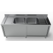 700 bloc-&eacute;vier portes coulisst 2 centre 2000 - Combisteel - 7333.0920