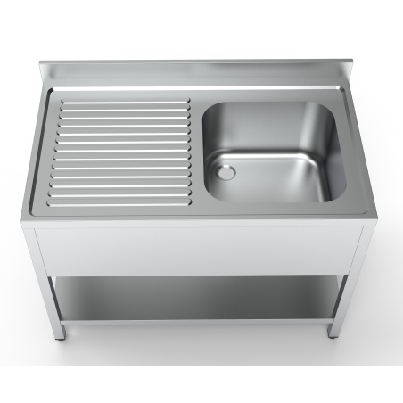 700 bloc-&eacute;vier &eacute;tag&egrave;re 1 &agrave; droite 1200 - Combisteel - 7333.0835