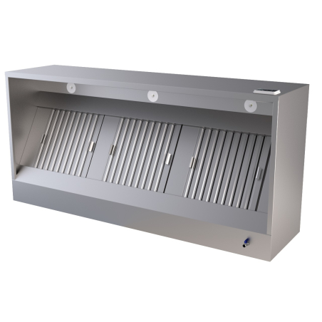 950 hottes murales mod&egrave;le de bo&icirc;te complet 1600 - Combisteel - 7333.0770