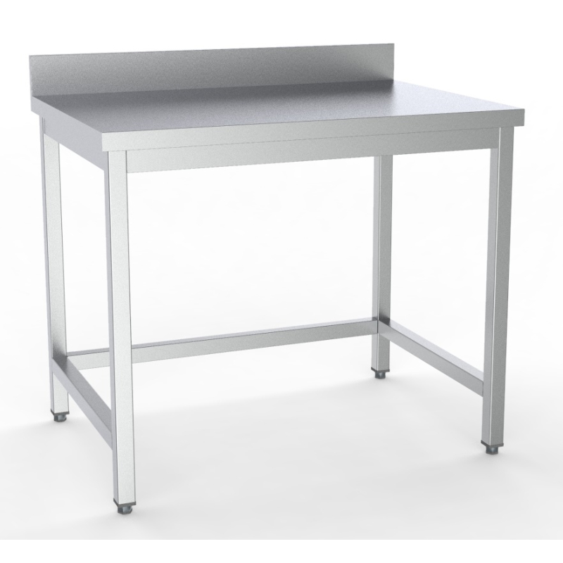 700 plan de travail essous ouvert bord relev&eacute; d&eacute;montable 800 - Combisteel - 7333.0048