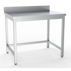 700 plan de travail essous ouvert bord relev&eacute; d&eacute;montable 1200 - Combisteel - 7333.0052