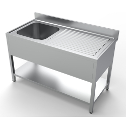 700 bloc-&eacute;vier &eacute;tag&egrave;re 1 &agrave; gauche 1400 - Combisteel - 7333.0840
