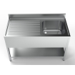 700 bloc-&eacute;vier &eacute;tag&egrave;re 1 &agrave; droite 1400 - Combisteel - 7333.0845