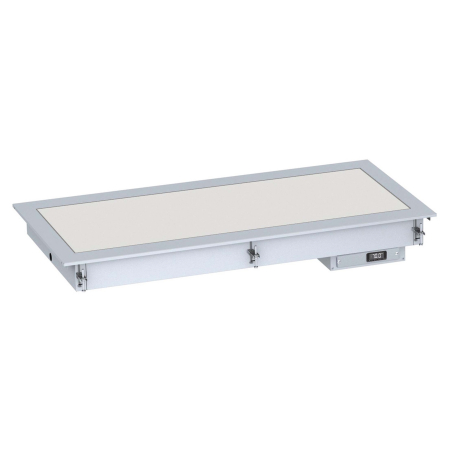 Drop-in plaque chauffante vitroc&eacute;ramique 3/1 - blanc - Combisteel - 7495.0250