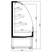 Vitrine r&eacute;frig&eacute;r&eacute;e 1.3 - Combisteel - 7080.0010