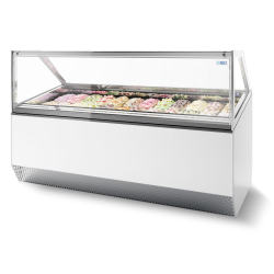 Vitrine &agrave; creme glac&eacute;e millenium 16 - Combisteel - 7295.0045