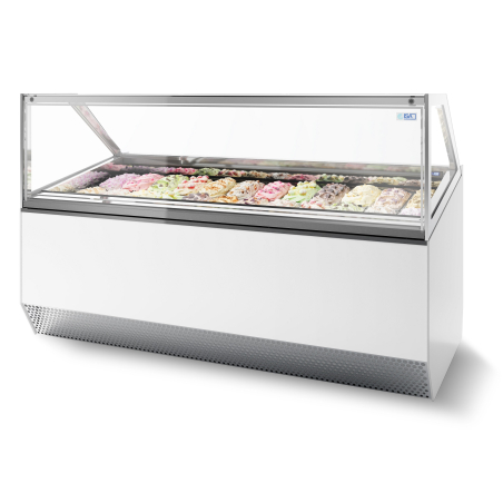 Vitrine &agrave; creme glac&eacute;e millenium 16 - Combisteel - 7295.0045