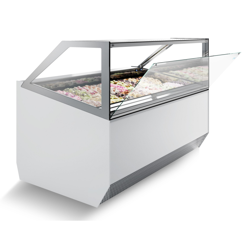 Vitrine &agrave; creme glac&eacute;e millenium 16 - Combisteel - 7295.0045
