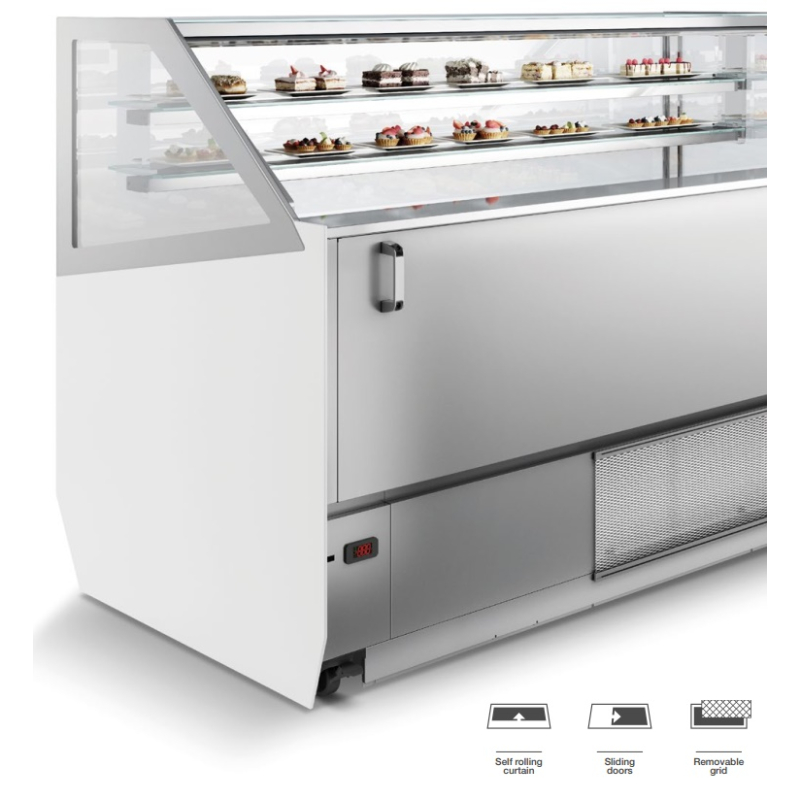 Vitrine &agrave; creme glac&eacute;e millenium 16 - Combisteel - 7295.0045