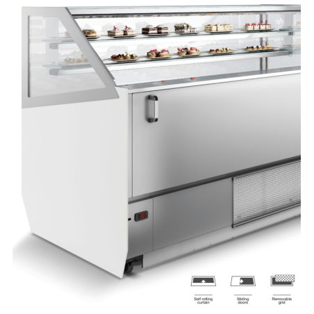 Vitrine &agrave; creme glac&eacute;e millenium 16 - Combisteel - 7295.0045