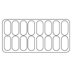 Vitrine &agrave; creme glac&eacute;e millenium 16 - Combisteel - 7295.0045