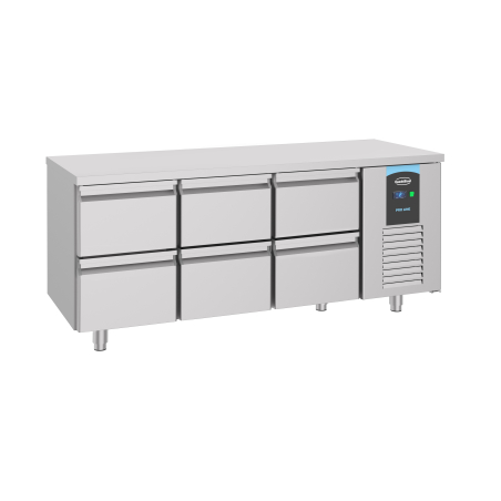 700 table r&eacute;frig&eacute;r&eacute;e 6 tiroirs energy line - Combisteel - 7489.5545