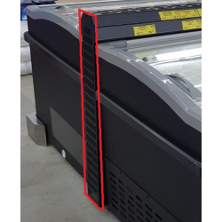 Cong&eacute;lateur bahut connexion c&ocirc;t&eacute; noir pour &icirc;lot sans &eacute;l&eacute;ment de la t&ecirc;te - pour 7072.0005-0015-0020-0030 - Combisteel - 7072.9025