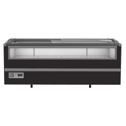 Cong&eacute;lateur bahut pour supermarch&eacute; noir 2125 d&eacute;givrage manuel - Combisteel - 7072.0030