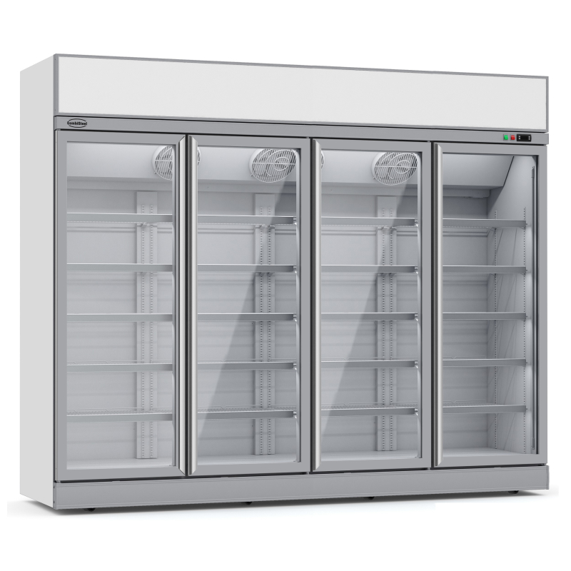 Koelkast 4 glazen deuren ins-2060r *transport op aanvraag* - Combisteel - 7455.2416