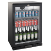 Arri&egrave;re bar r&eacute;frig&eacute;r&eacute;e noir 1 porte - Combisteel - 7527.0030