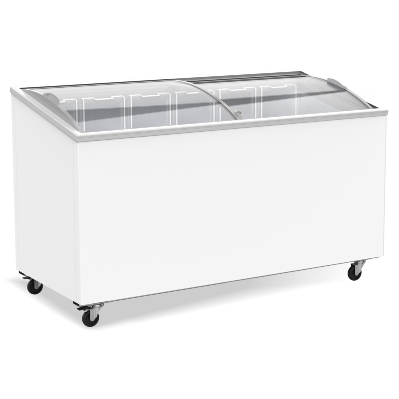 Cong&eacute;lateur bahut couvercle en verre 461 l - Combisteel - 7151.1015