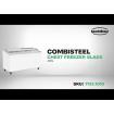 Cong&eacute;lateur bahut couvercle en verre 461 l - Combisteel - 7151.1015