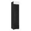 R&eacute;frig&eacute;rateur 1 porte en verre noir 232l *transport sur demande* - Combisteel - 7464.0200