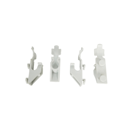 Set 4 clips blanc pour 7487.0165 nouvelle s&eacute;rie - Combisteel - 7487.0185