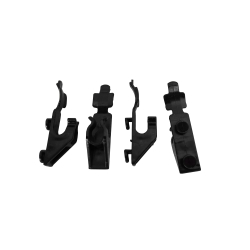 Set 4 clips zwart voor...