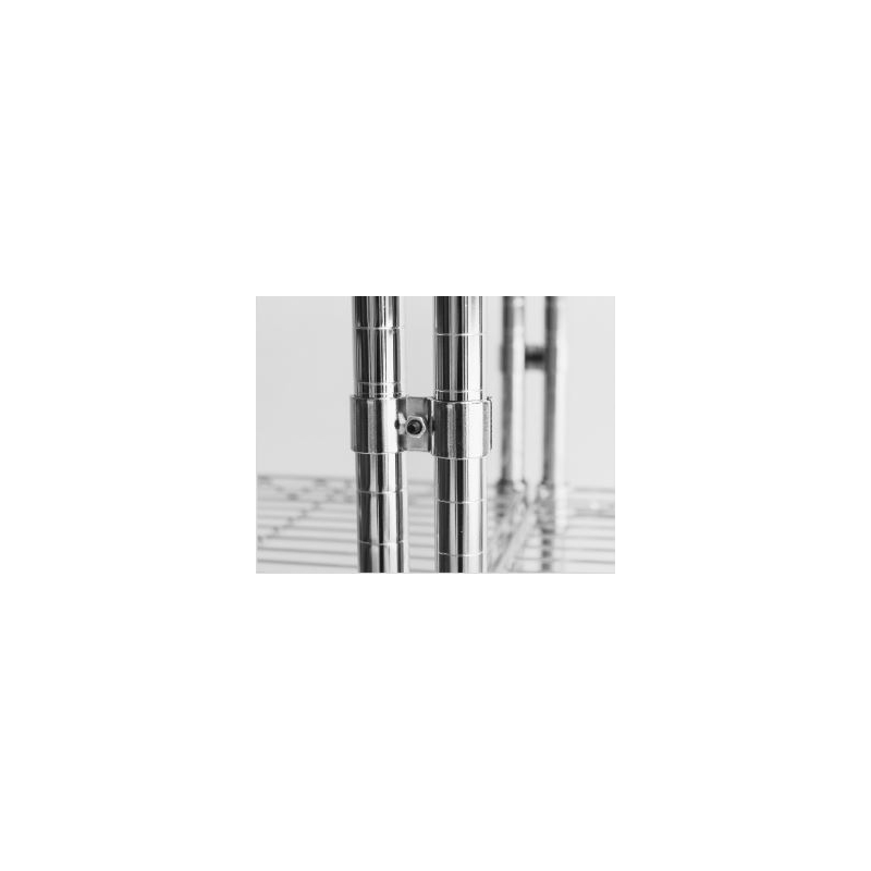 Set van 2 chromen aansluitingsdragers voor 7530.0005-0010-0015-0020 - Combisteel - 7530.9000