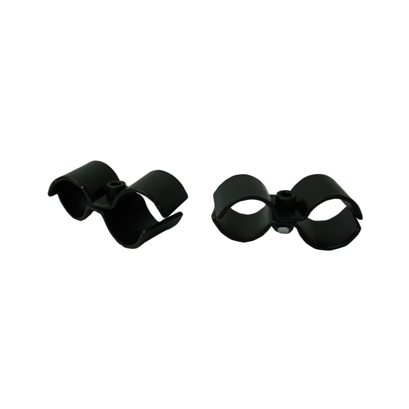 Set van 2 zwarte verbindingssteunen voor 7530.0025-0030-0035-0040 - Combisteel - 7530.9005