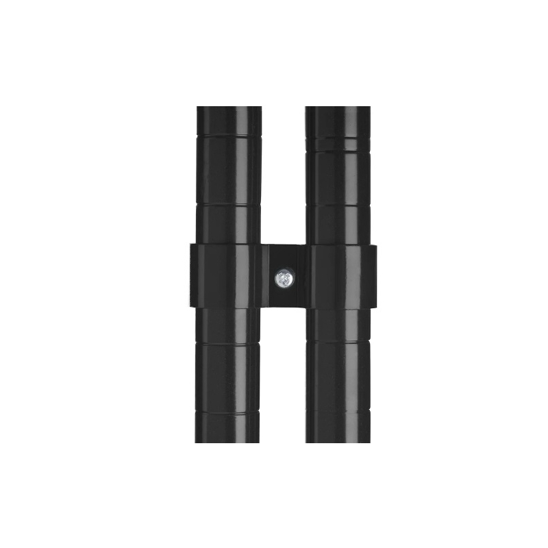 Set van 2 zwarte verbindingssteunen voor 7530.0025-0030-0035-0040 - Combisteel - 7530.9005
