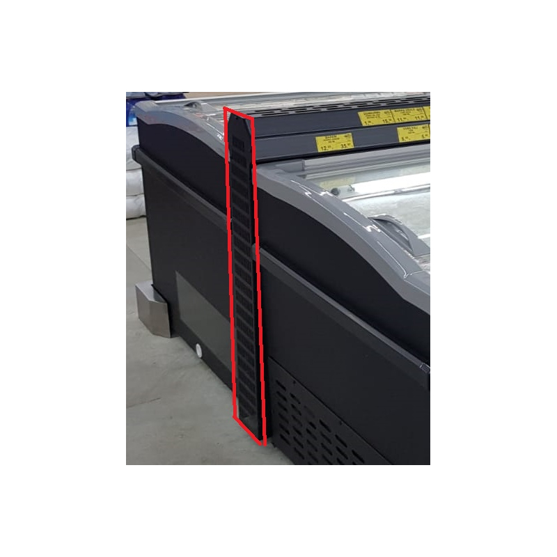 Cong&eacute;lateur bahut connexion c&ocirc;t&eacute; noir pour &icirc;lot sans &eacute;l&eacute;ment de la t&ecirc;te - pour 7072.0100-0110-0115 - Combisteel - 7072.9027