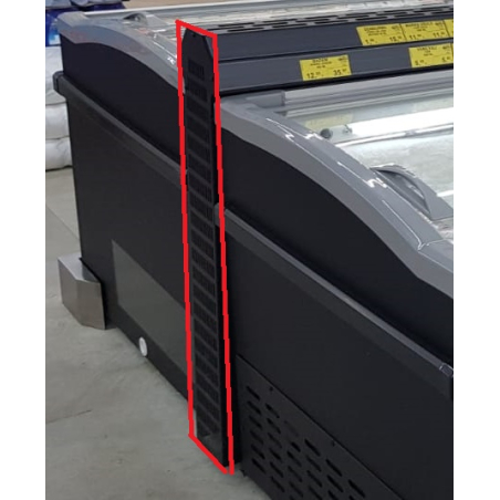 Cong&eacute;lateur bahut connexion c&ocirc;t&eacute; noir pour &icirc;lot sans &eacute;l&eacute;ment de la t&ecirc;te - pour 7072.0100-0110-0115 - Combisteel - 7072.9027