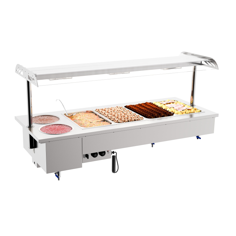 Drop-in bain-marie avec bols 4/1 - Combisteel - 7178.2080