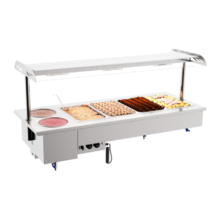 Drop-in bain-marie avec bols 4/1 - Combisteel - 7178.2080