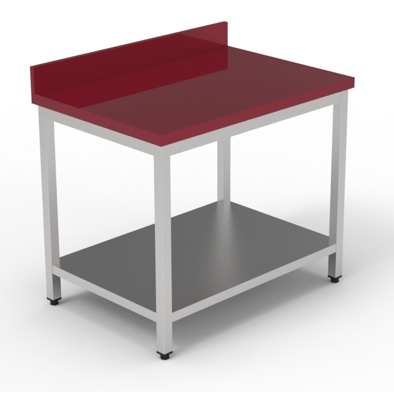 700 table de d&eacute;coupe avec &eacute;tag&egrave;re 1600 - Combisteel - 7333.1615