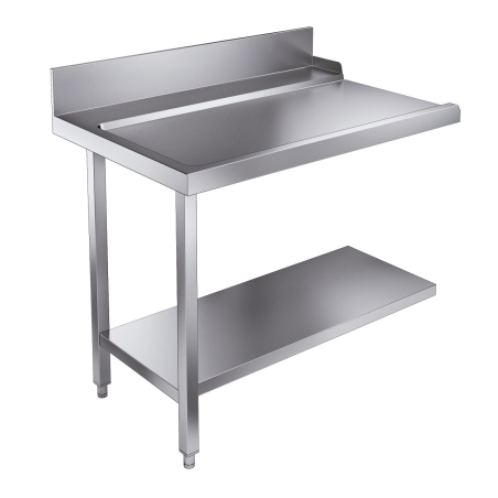 Table d'&eacute;coulement &eacute;tag&egrave;re 1100 &agrave; gauche pour 7280.0045-0046 - Combisteel - 7106.0035