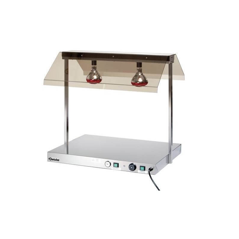 Pont chauffant 2 ampoules infrarouges - Bartscher