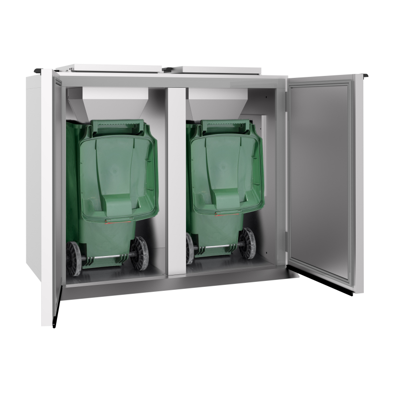 Refroidisseur de d&eacute;chet 2x 240l - Combisteel - 7489.5620