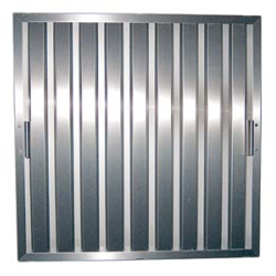 Filtre de lamelle, 400x400x25mm. (lxdxh), - Combisteel - 7213.0050