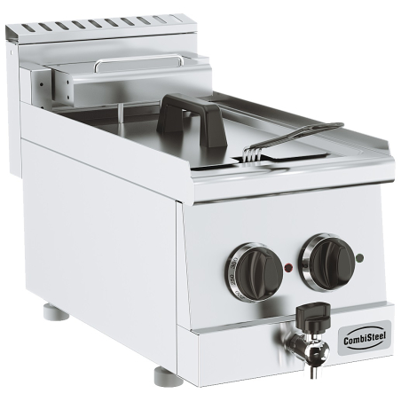 Base 600 friteuse &eacute;lectrique 1x10l 230v largeur 300mm - Combisteel - 7178.0088