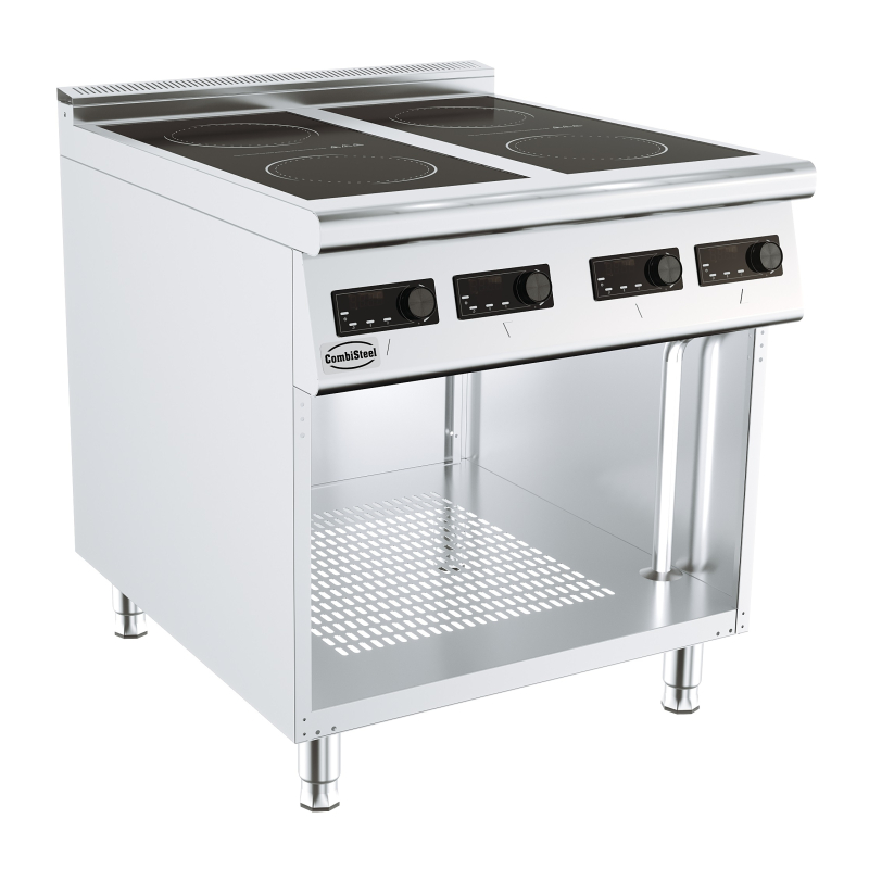 Base 900 inductie kookplaat elektrisch 4 pl. - Combisteel - 7178.3145